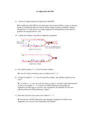 La Replicaci N Del Adn Docx La Replicaci N Del Adn Cu L Es La