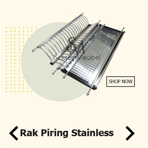 Jual Rp Ss Huben Rak Piring Dan Gelas Stainless Steel Cm