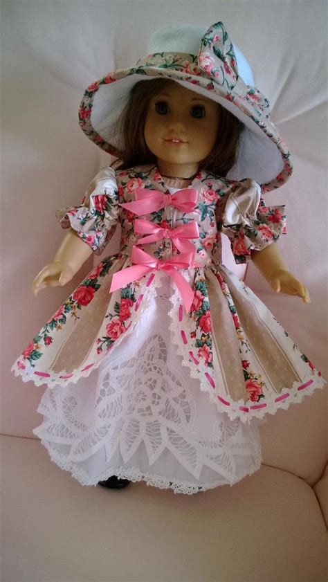 American Girl Doll Dress For Civil War Era Fits Marie Grace Etsy