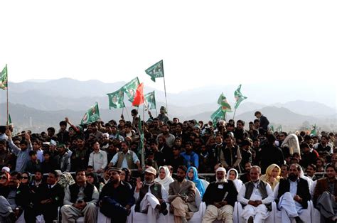 Havelian Pakistan Nawaz Sharif Addresses During A Public Meeting