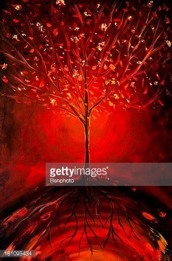 Tree Oil Painting Stock Vector | Royalty-Free | FreeImages