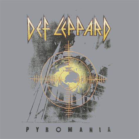 Def Leppard T-Shirt | Pyromania Album Art Heather Def Leppard Shirt