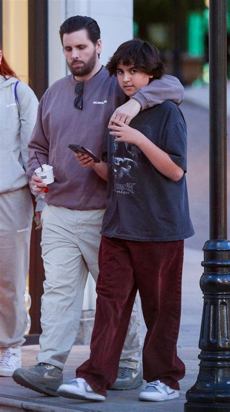 Mason Disick fans floored as teen, 13, is nearly as tall as dad Scott ...