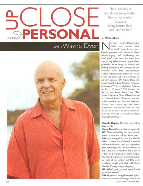 Celebrity Scribe - Wayne Dyer