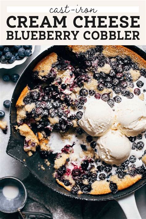 Blueberry Cream Cheese Cobbler Butternut Bakery Recipe Blueberry