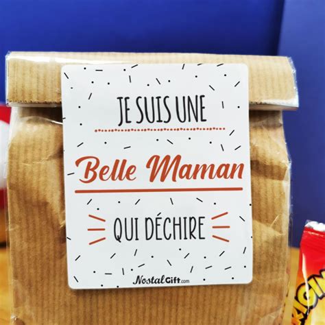 Sachet bonbon années 90 années Je suis une belle maman qui déchire