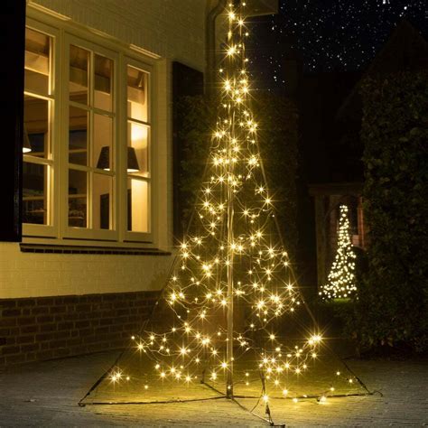 Fairybell Vlaggenmast Kerstboom Met Led Lampjes Warm Wit H M