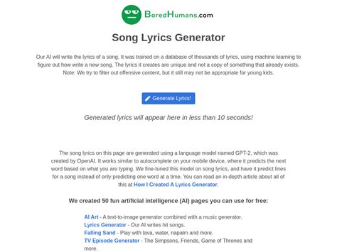 10 AI Lyrics Generators to Help Musicians Beat Creative Blocks ...