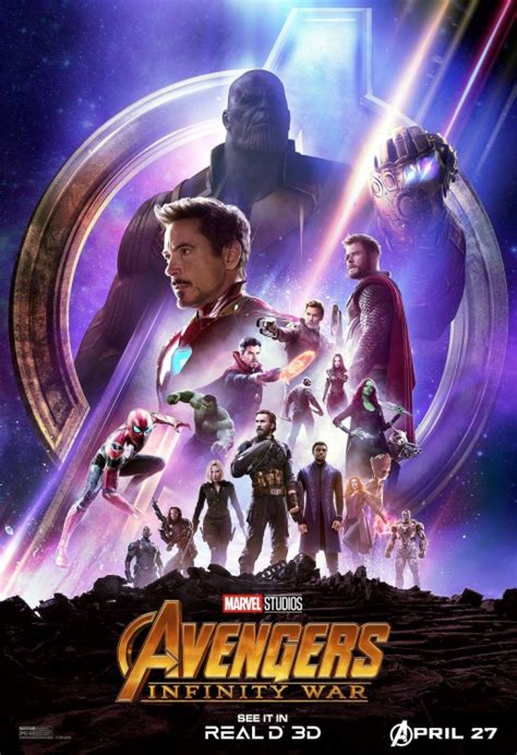 Avengers Infinity War Movie Poster 35 Of 45 Imp Awards