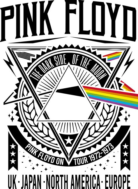 Pink Floyd White Pink Floyd Art Pink Floyd Band Logo Design