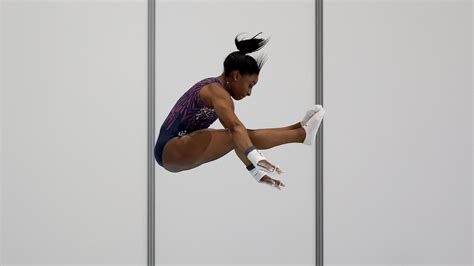 Olympia Simone Biles Pr Sentiert Sich Schon In Topform Us