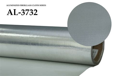 Fireproof Fabric 3732 Performance Aluminum Foil Fiberglass Cloth