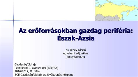 Az erőforrásokban gazdag periféria Észak Ázsia ppt letölteni