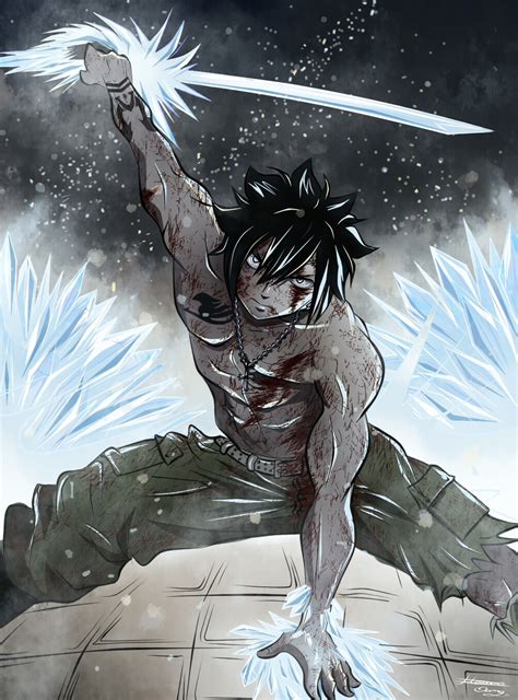 fairy tail gray ice
