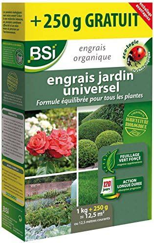 Bsi Engrais Universel Pour Bio Jardin Formule Quilibr E Pour