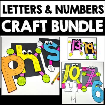 Letter Crafts | Number Crafts | Letters and Number Activities by ...