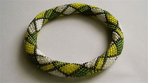 Ravelry Tartan Plaid Bead Crochet Bangle Pattern By Linda Lehman