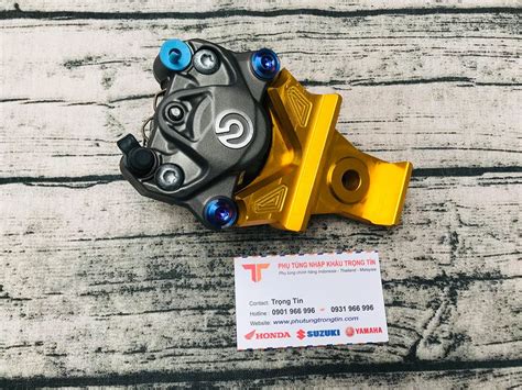 Pát heo sau Brembo 2 pis đối xứng Suzuki Satria Fi Raider Fu Fi