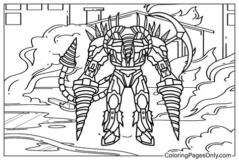 Upgraded Titan Drill Man, Titan Cameraman Coloring Page - Free Printable Coloring Pages