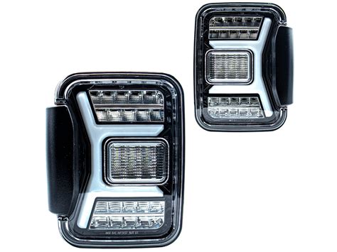 Winjet Renegade Sequential Black Led Tail Lights Ctrng Gbc Realtruck