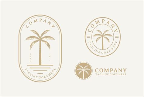 Palm Tree Logo Vector Art, Icons, and Graphics for Free Download