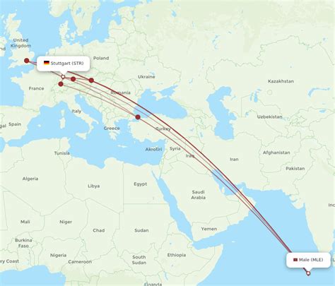 Flights From Male To Stuttgart MLE To STR Flight Routes