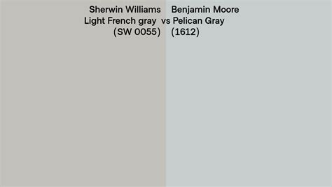 Sherwin Williams Light French Gray Sw 0055 Vs Benjamin Moore Pelican