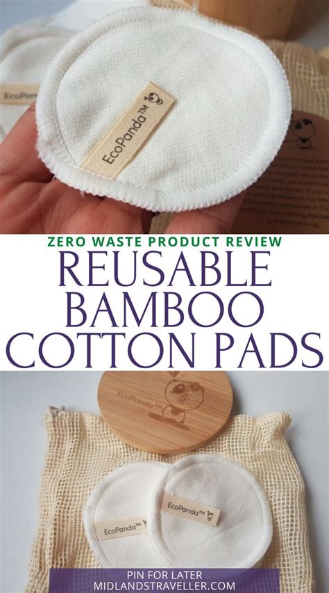 Reusable Bamboo Cotton Pads Ecopanda Zero Waste Product Review