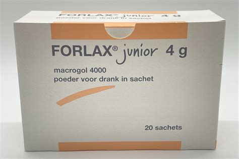 Forlax Macrogol Junior Poeder V Drank G St Soma Pharma