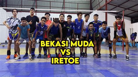 WARMING UP BEKASI MUDA VS ANAK PORDA KOTA BEKASI IRETWO VOLLEYBALL