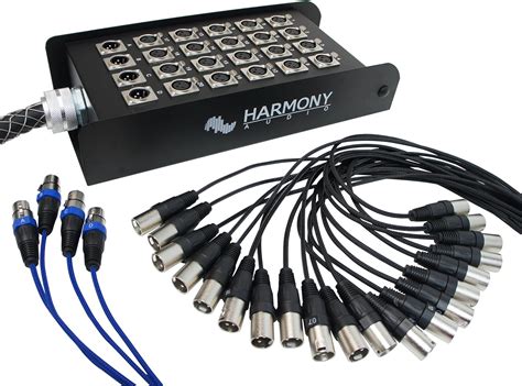 Amazon Harmony Audio HA SB2425 Pro Stage XLR Snake Cable Box 24