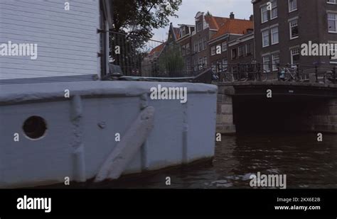 Amsterdam Canal Houseboat Stock Videos Footage HD And 4K Video