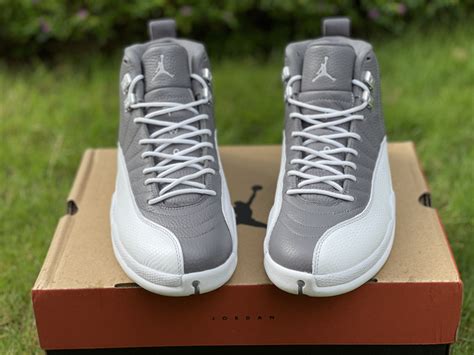 Air Jordan 12 Stealth White Cool Grey 2022 Black Varsity Red Ct8013 006