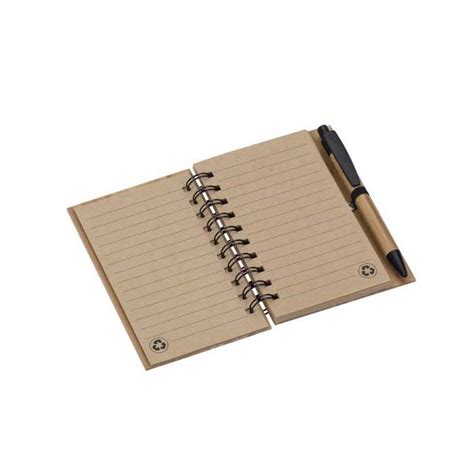 Caderno Com Caneta Em Bambu Personalizado Avelino Brindes