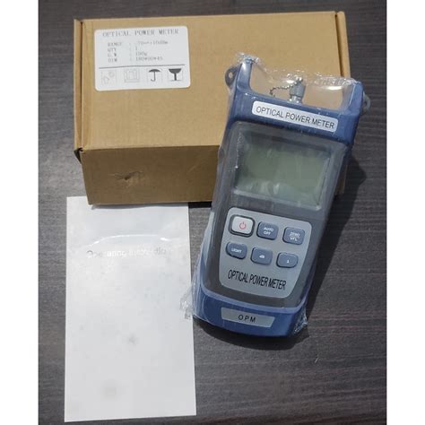Jual Optical Power Meter Cable Tester Kabel Fiber Optic FTTH/ OPM ...