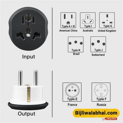 EU Plug Adapter Universal 16A EU Converter 2 Round Pin Socket AU UK CN