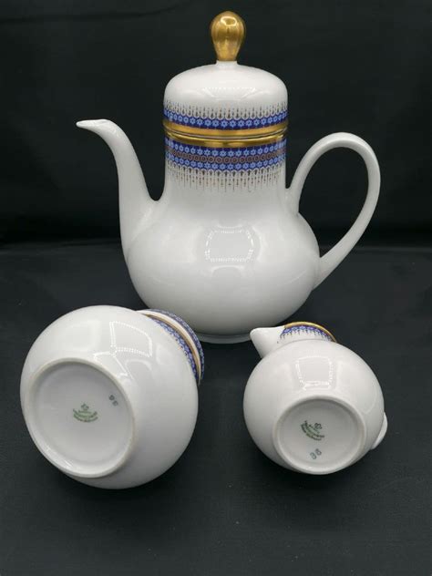 Bavarian Tea Set From Vohenstrauss Johann Seltmann Set Of 6 For Sale