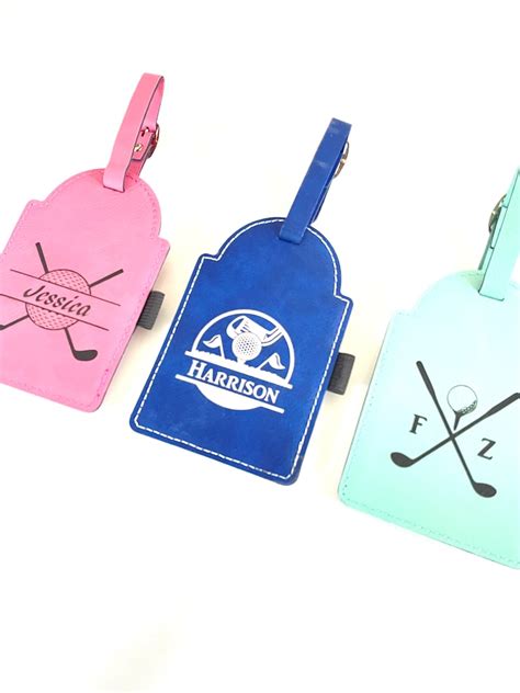 Custom Golf Bag Tag Engraved Golf Bag Tag Eco Friendly Etsy