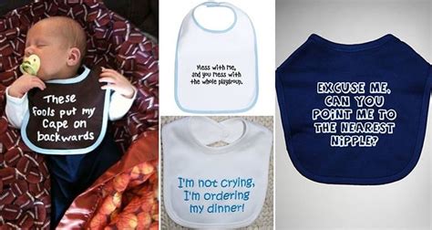 10 Hilarious Baby Bibs That Will Make Your Little One Stand Out