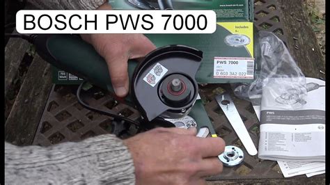 UNBOXING ANGLE GRINDER BOSCH PWS 7000 YouTube