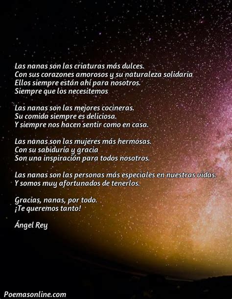 Cinco Mejores Poemas De Nanas Poemas Online