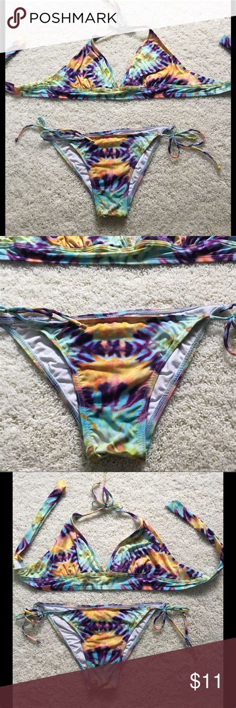 Love The Journey Tie Dye Bikini Set Small 👙 Tie Dye Bikini Sets