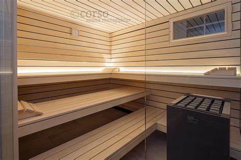 Sauna Design Au Sous Sol Travail Sur Mesure Corso Sauna