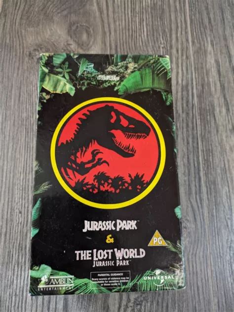 JURASSIC PARK THE Lost World VHS Video Box Set 2 Films PAL EUR 7 09