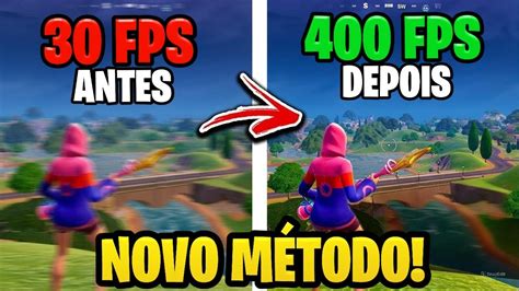 COMO AUMENTAR MUITO O FPS E REDUZIR INPUTLAG No FORTNITE TEMPORADA 3