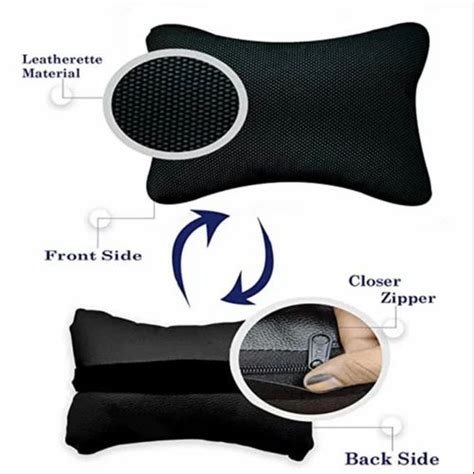 Black Car Seat Headrest Neck Rest Cushion At Rs Set In New Delhi