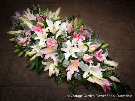 Mixed Lily Casket Spray The Cottage Garden Flower Shop Dunstables