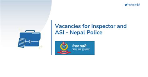 Vacancies For Inspector And ASI Nepal Police Edusanjal