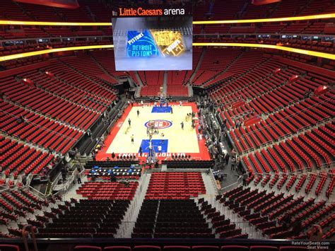 Mezzanine 2 at Little Caesars Arena - Detroit Pistons - RateYourSeats.com