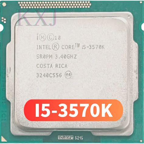 Intel Core I5 3570k I5 3570k 3 4 Ghz Quad Core Quad Thread Cpu Processor 6m 77w Lga 1155